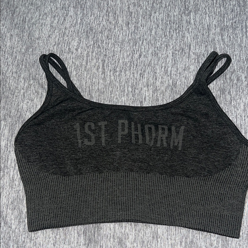 1st Phorm Charcoal Sports Bra